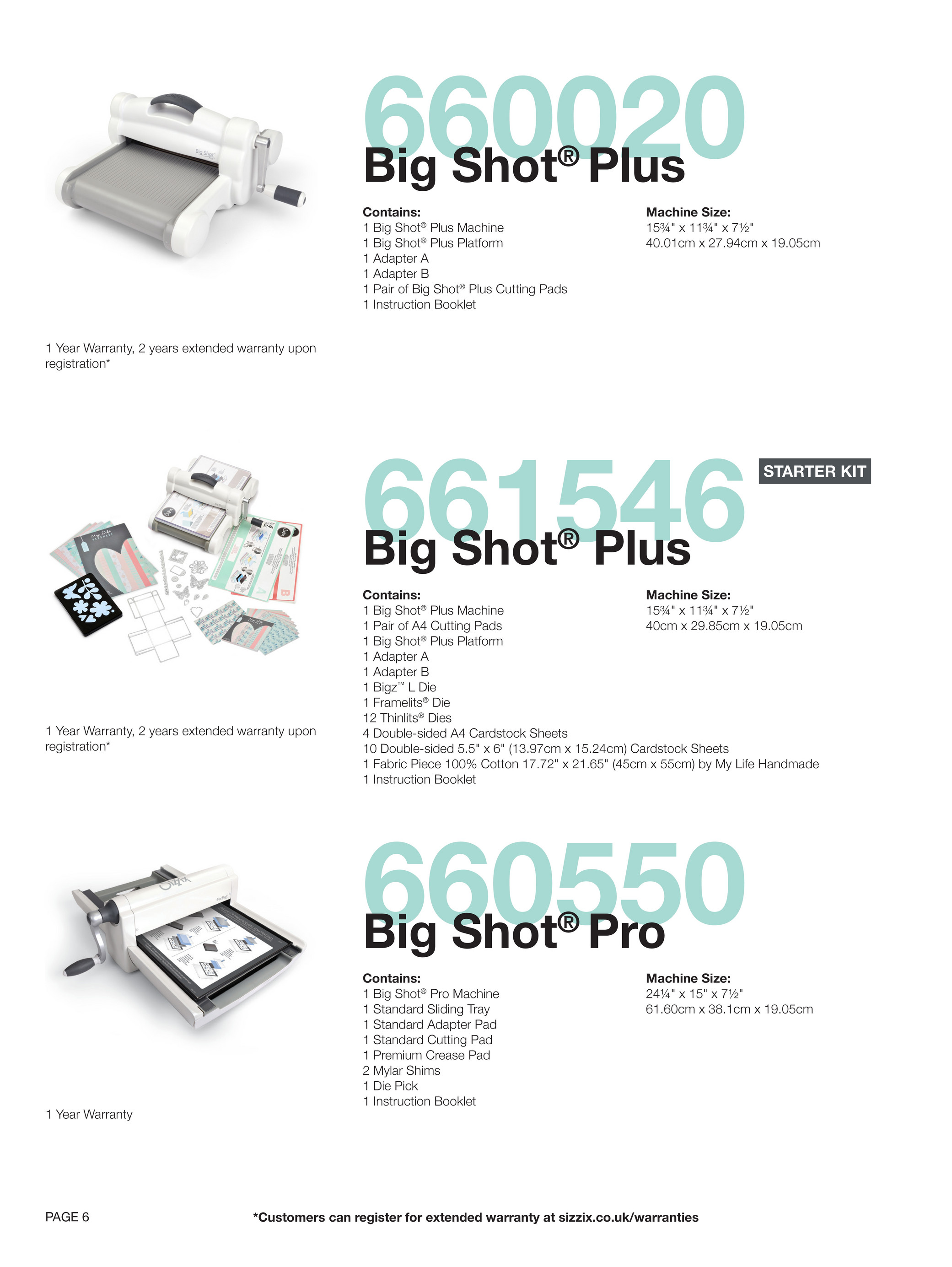 Sizzix Big Shot Pro Cutting Pads 1 Pair - Standard